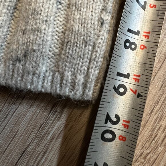 Madewell Donegal Rolled Mockneck Sweater Dress Medium Gray - Picture 10 of 10